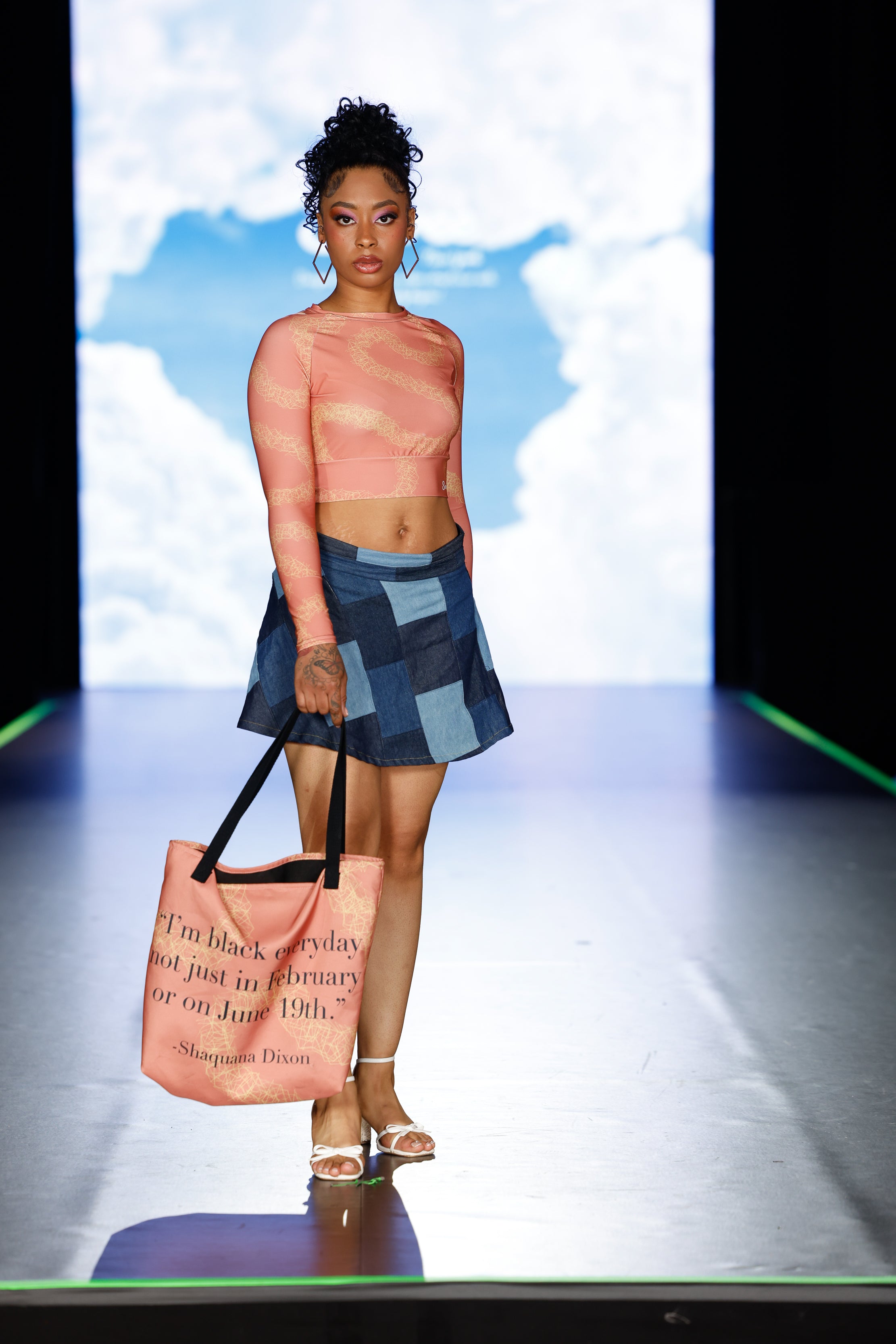 Nailah Long-Sleeve Crop Top