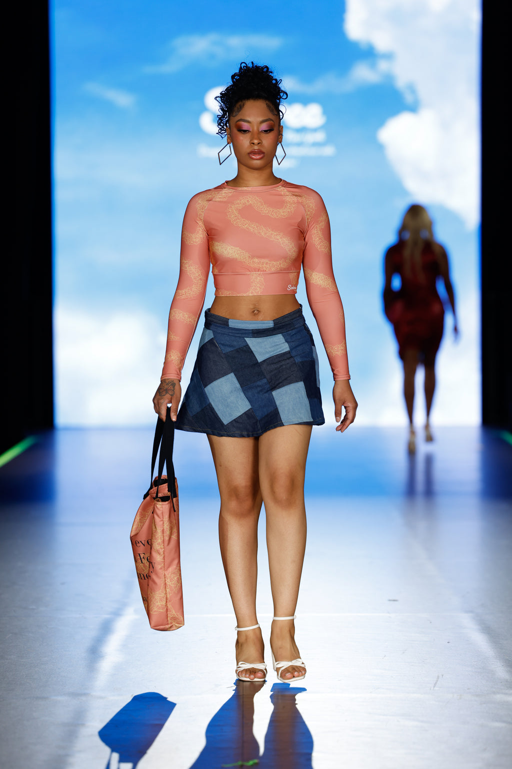 Nailah Long-Sleeve Crop Top