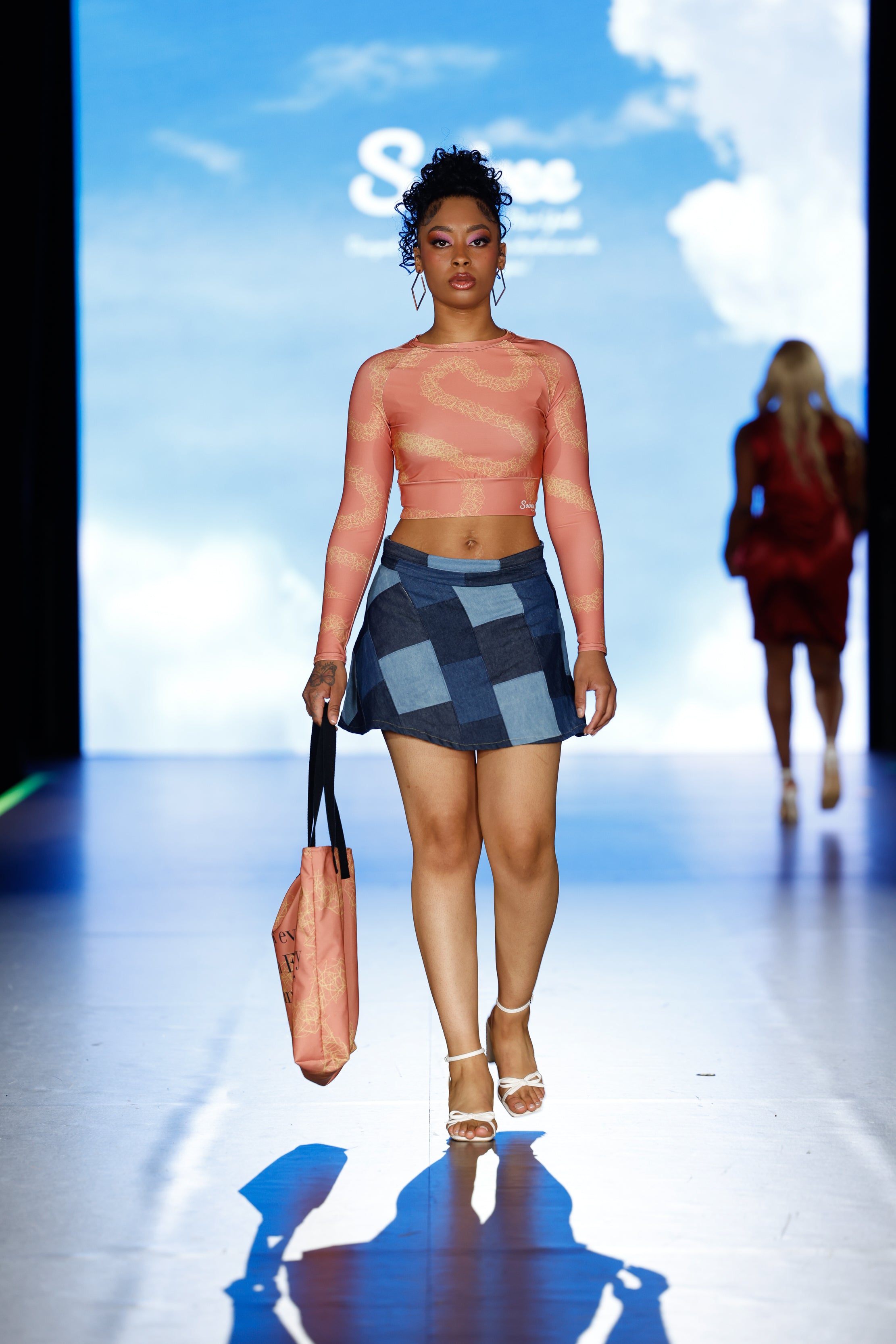 Nailah Long-Sleeve Crop Top