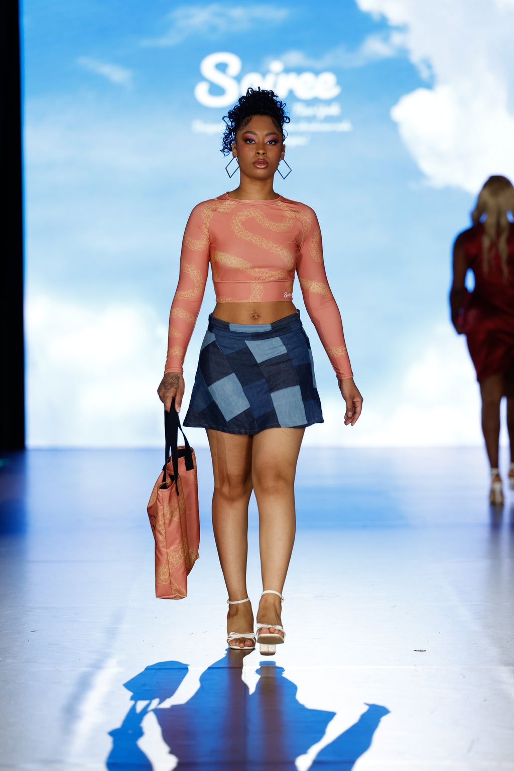 Nailah Long-Sleeve Crop Top